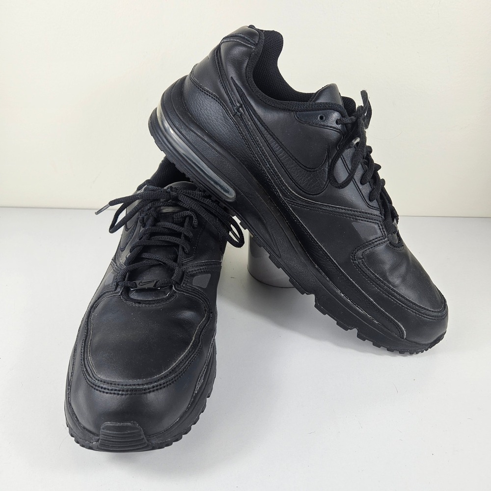 Nike Air Max Renegade Men's Size 14 2011 Black Leather Shoes 431998-020 Vintage